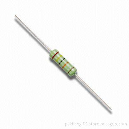 Metal Film Resistor with Copper Lead Wire, High Precision and 1/8 to 5W Power